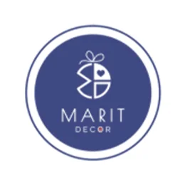 Marit Decor logo – interior decor brand promoted by Viral Stance, a creative digital marketing company based in Delhi NCR